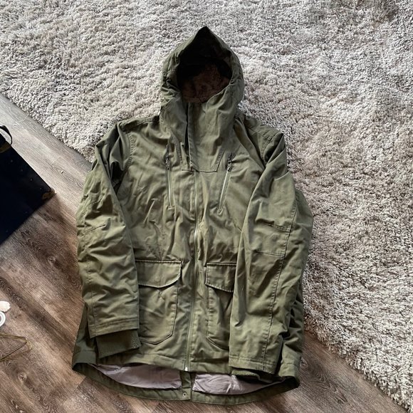 Bench Men's XL Army Olive Green Khaki Winter Jacket - Picture 1 of 14